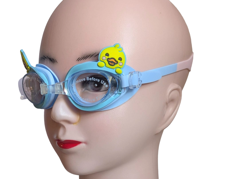 Kids Duck-Themed Adventure Goggles Light Blue